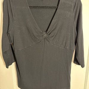 Women’s blouse Ralph Lauren  1x low cut rayon long sleeve